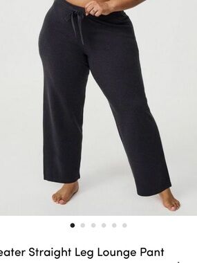 torrid Black Straight Leg Lounge Pants
